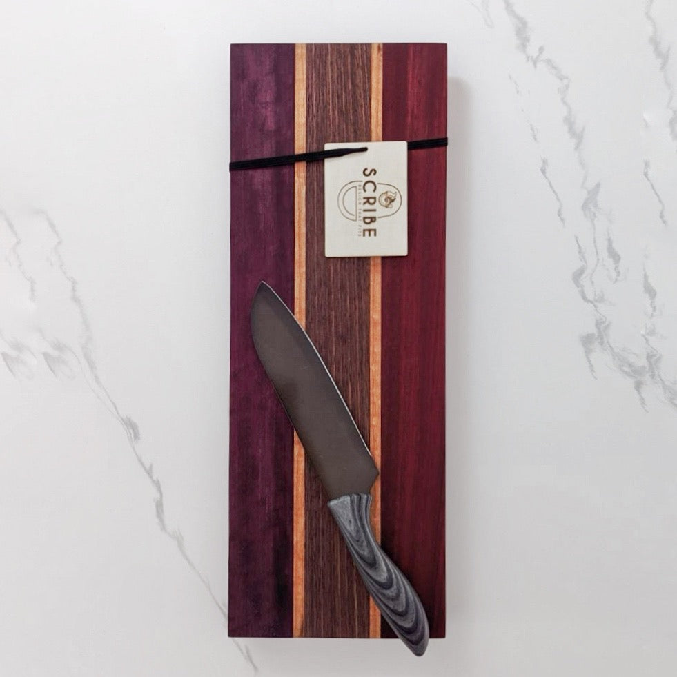 Charcuterie Board - Linear Stripe, 18"