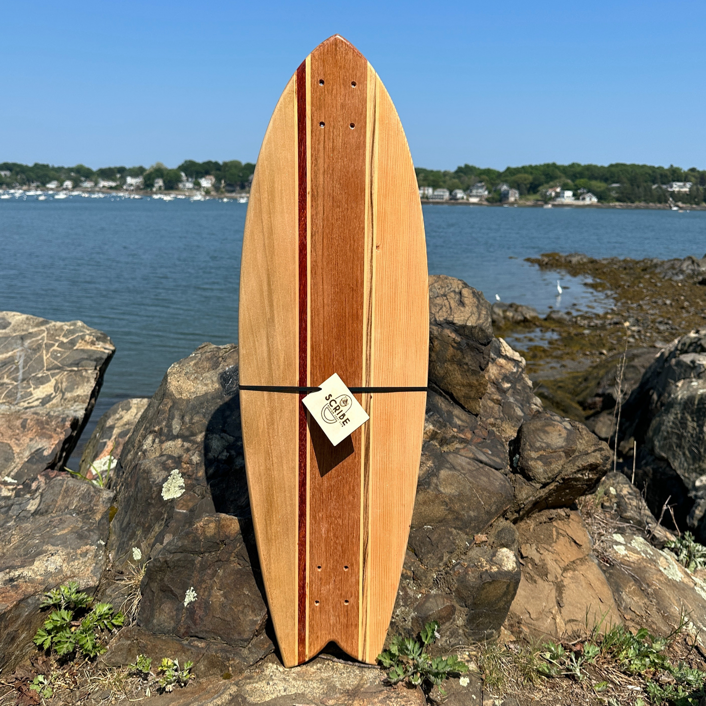 Deck - Fish, 36" - Poplar, Maple, Paduak, Brazilian Cherry, Zebrawood, Doug Fir