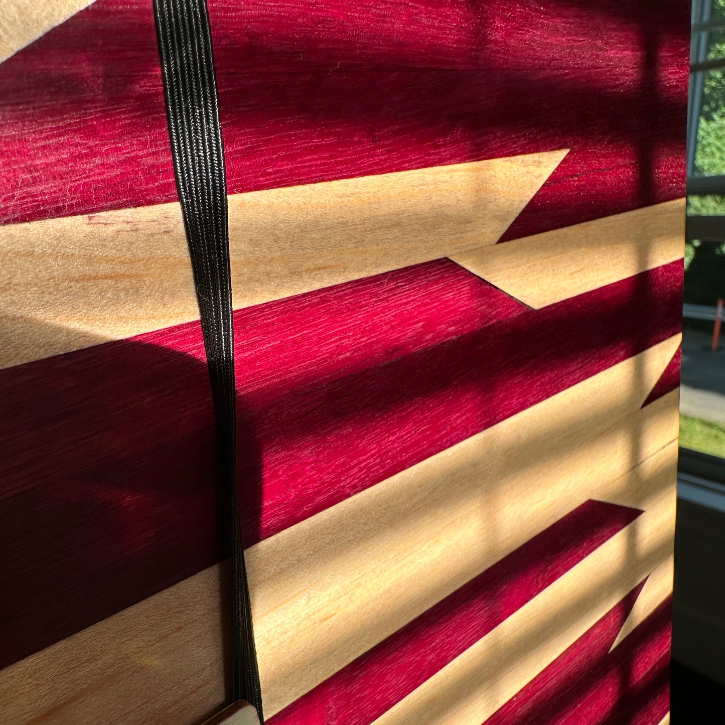 Charcuterie Board - Chaos, 10" - Purpleheart, Maple