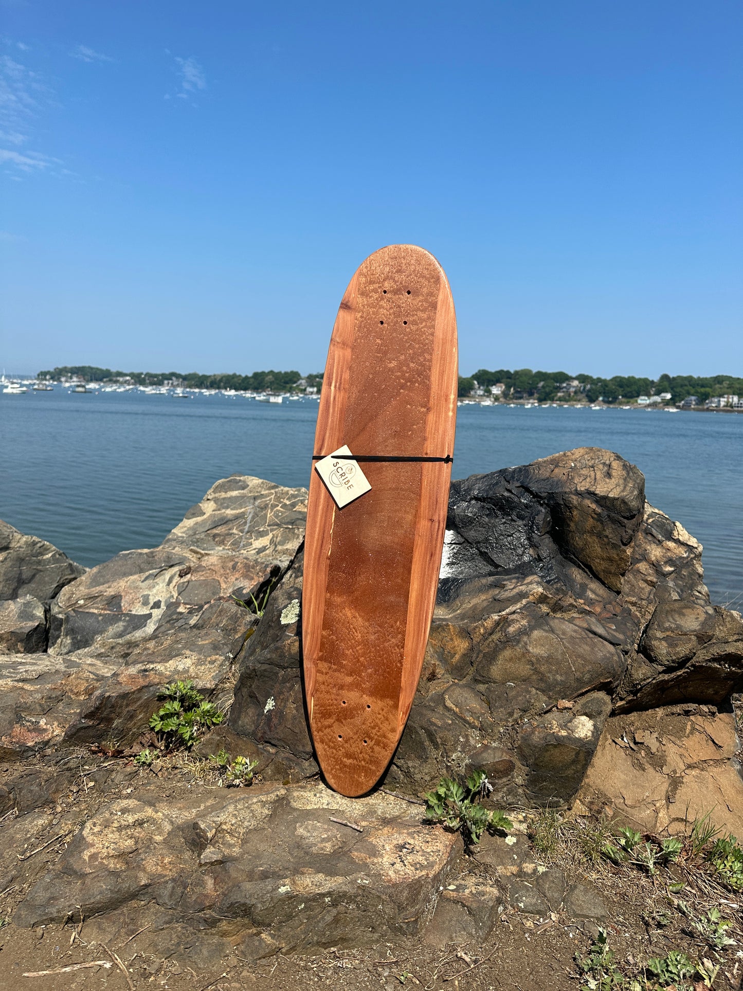 Deck - Old School Cruiser, 36" - Curly Mahogany, Aromatic Cedar