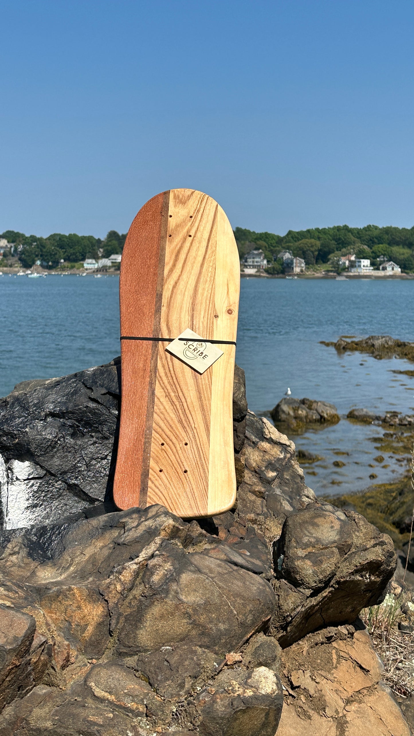Deck - Alaia Old School, 36" - Tigerwood, Walnut, Zebrawood, Pine