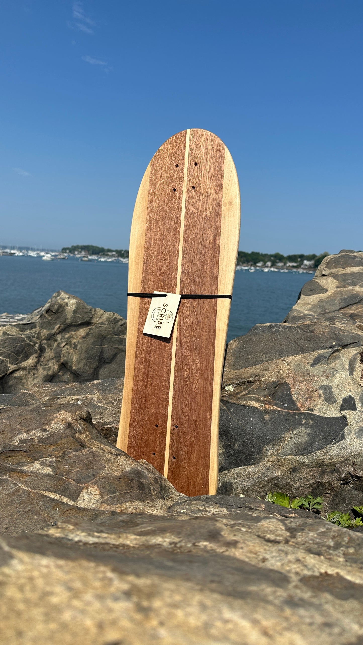 Deck - Alaia Old School, 36" - Red Oak, Mahogany