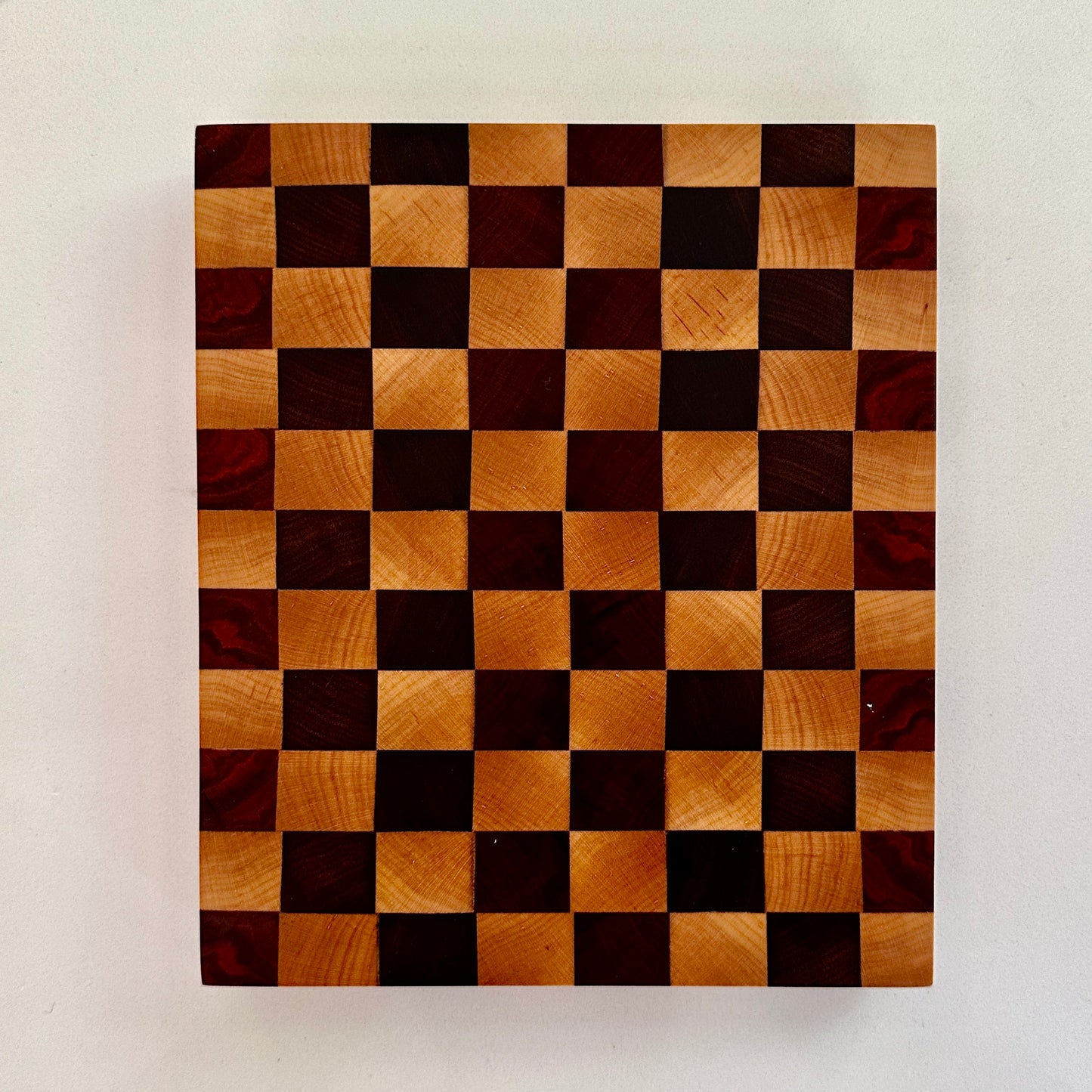 Cutting Board, 8.5" - Bloodwood, Redheart, and Maple