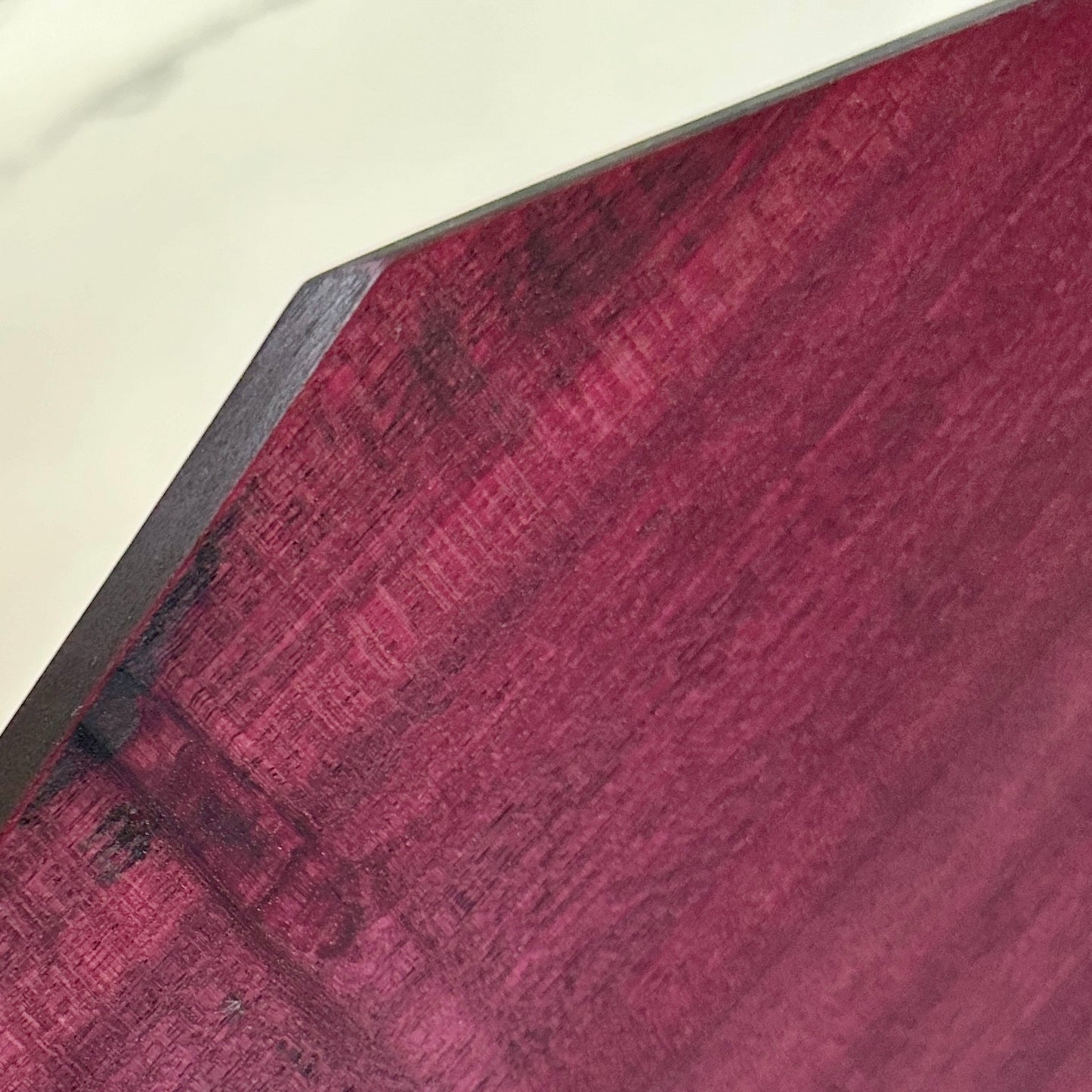 Charcuterie Board - Coffin, 10" - Ebonized Purpleheart