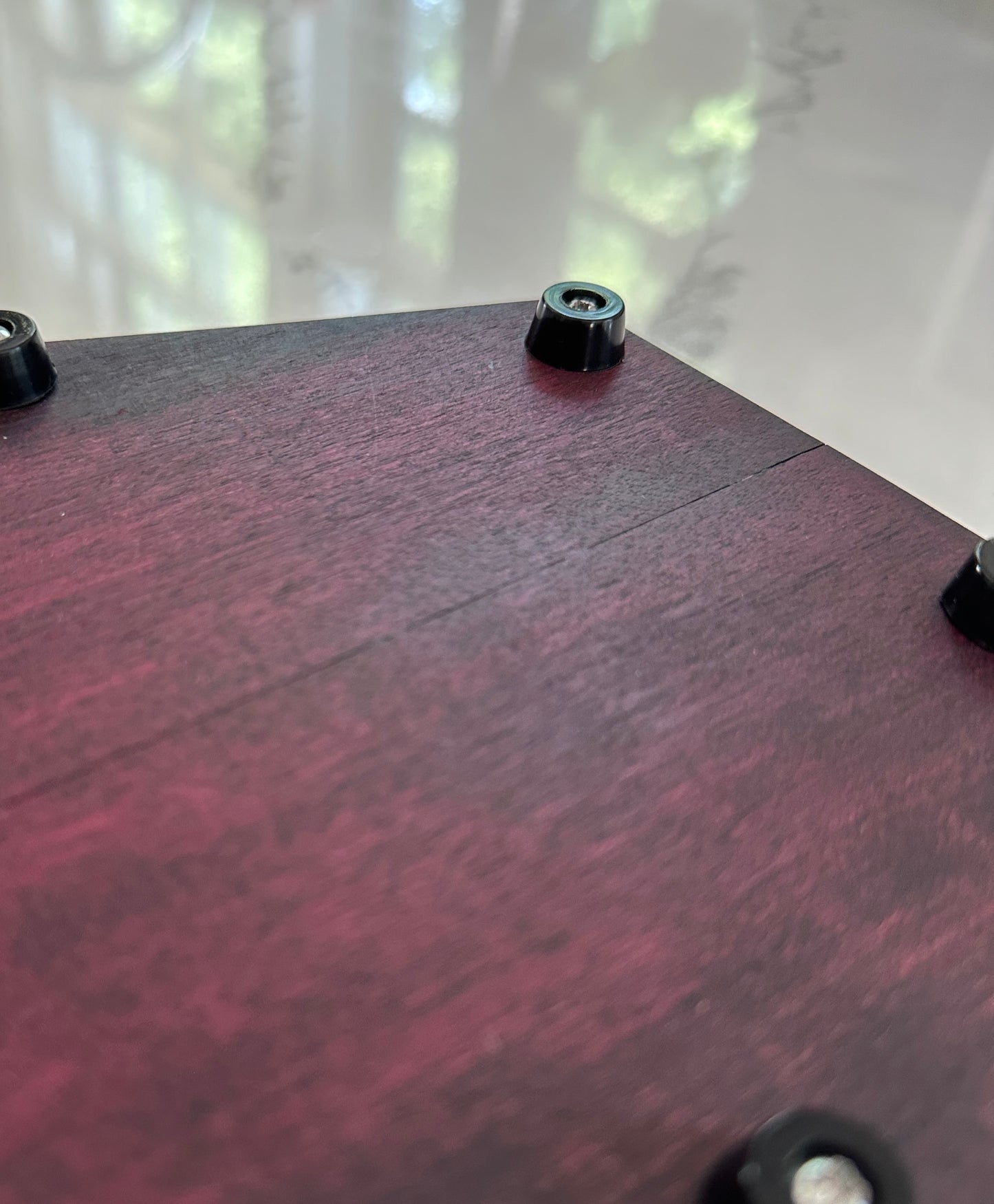 Charcuterie Board - Coffin, 10" - Ebonized Purpleheart