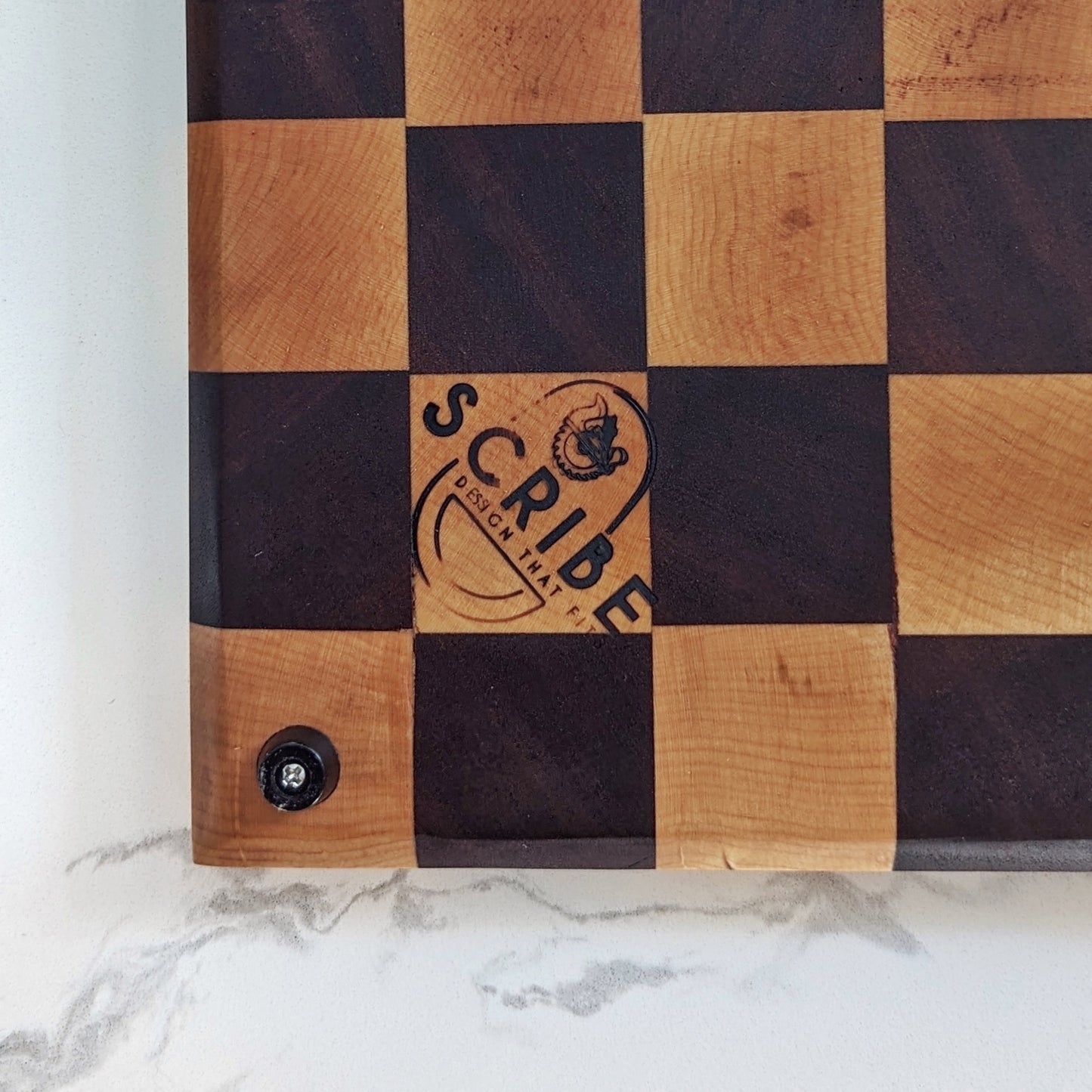 Square Checkerboard Butcher Block