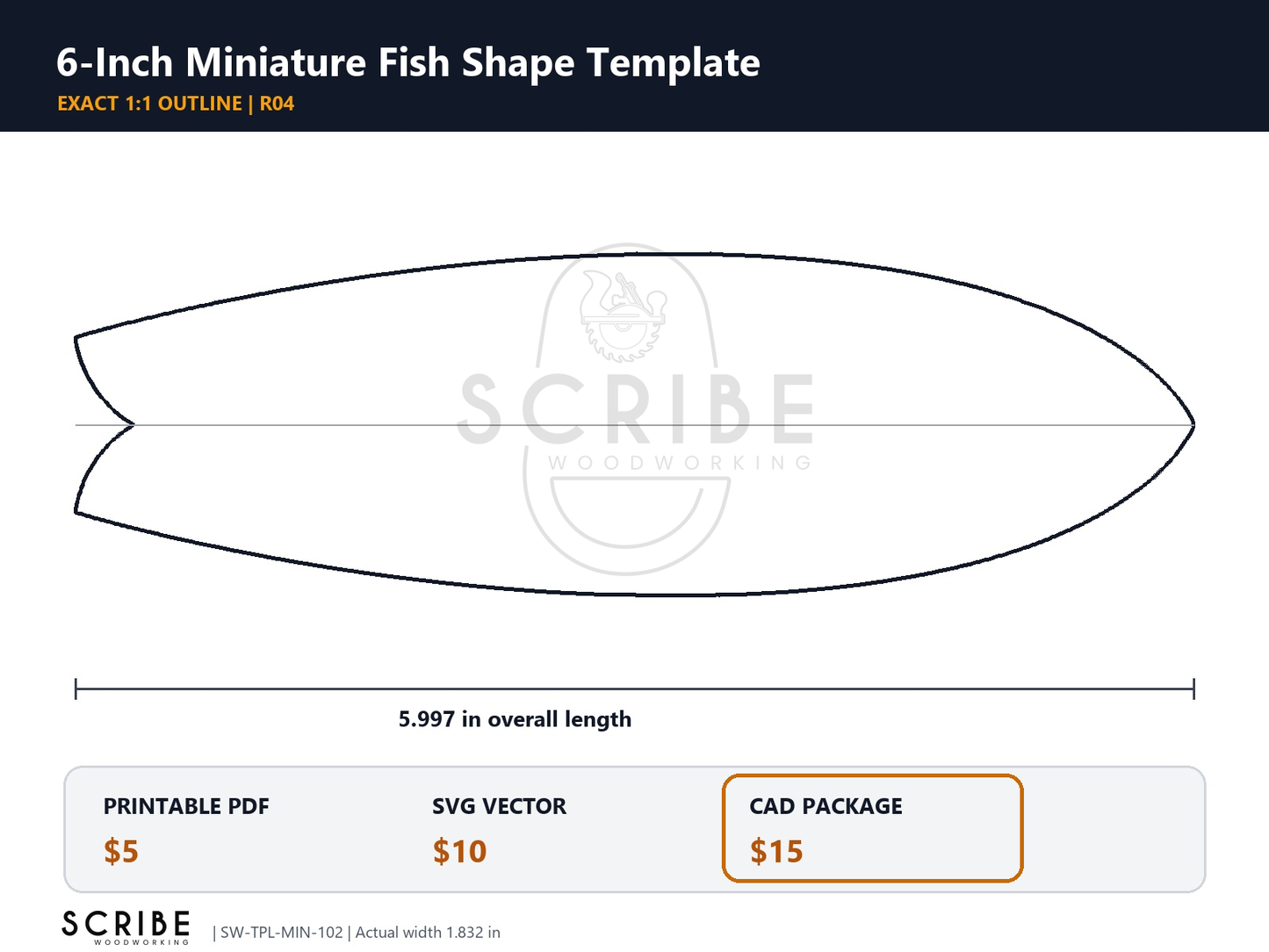 Miniature Skate Deck Templates