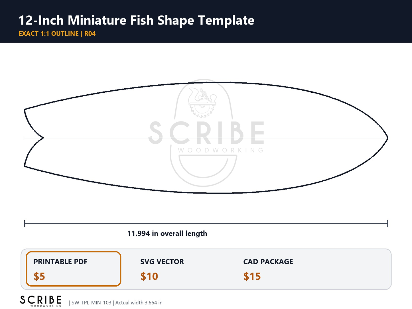 Miniature Skate Deck Templates