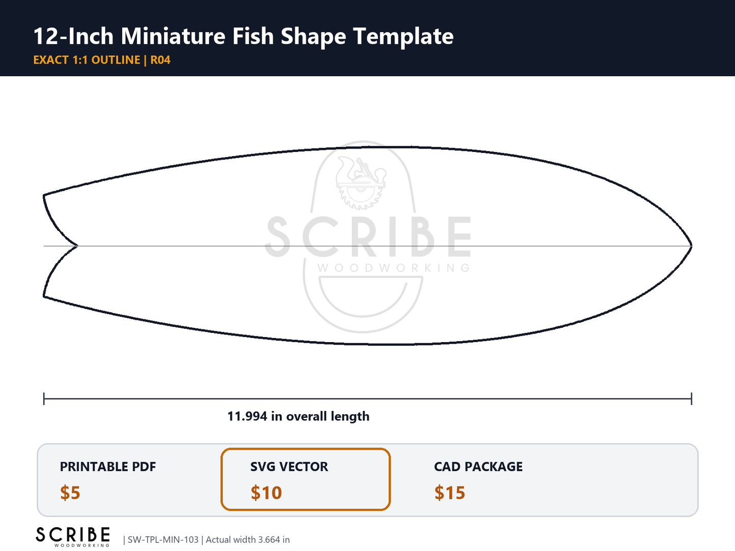 Miniature Skate Deck Templates