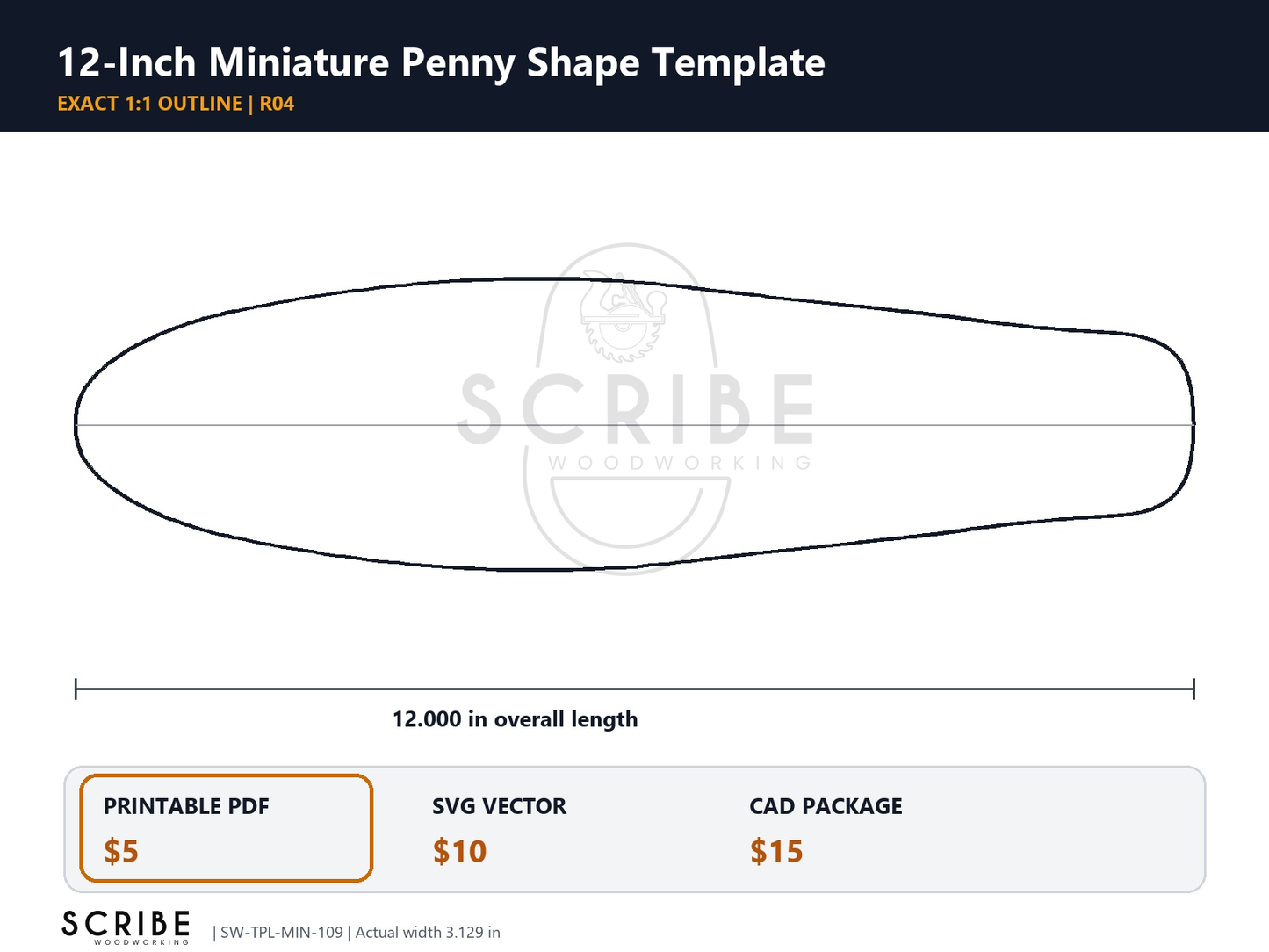 Miniature Skate Deck Templates
