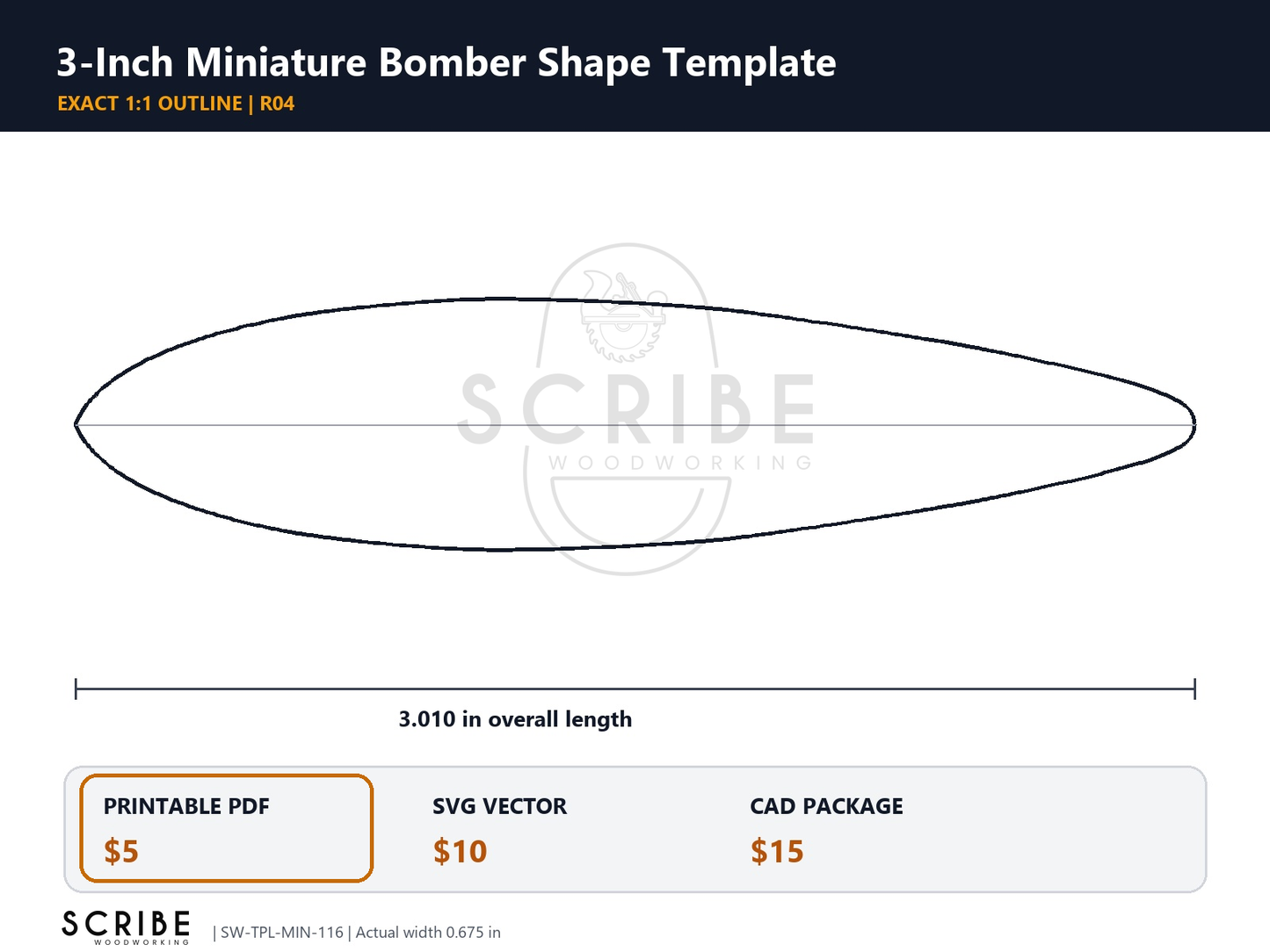 Miniature Skate Deck Templates