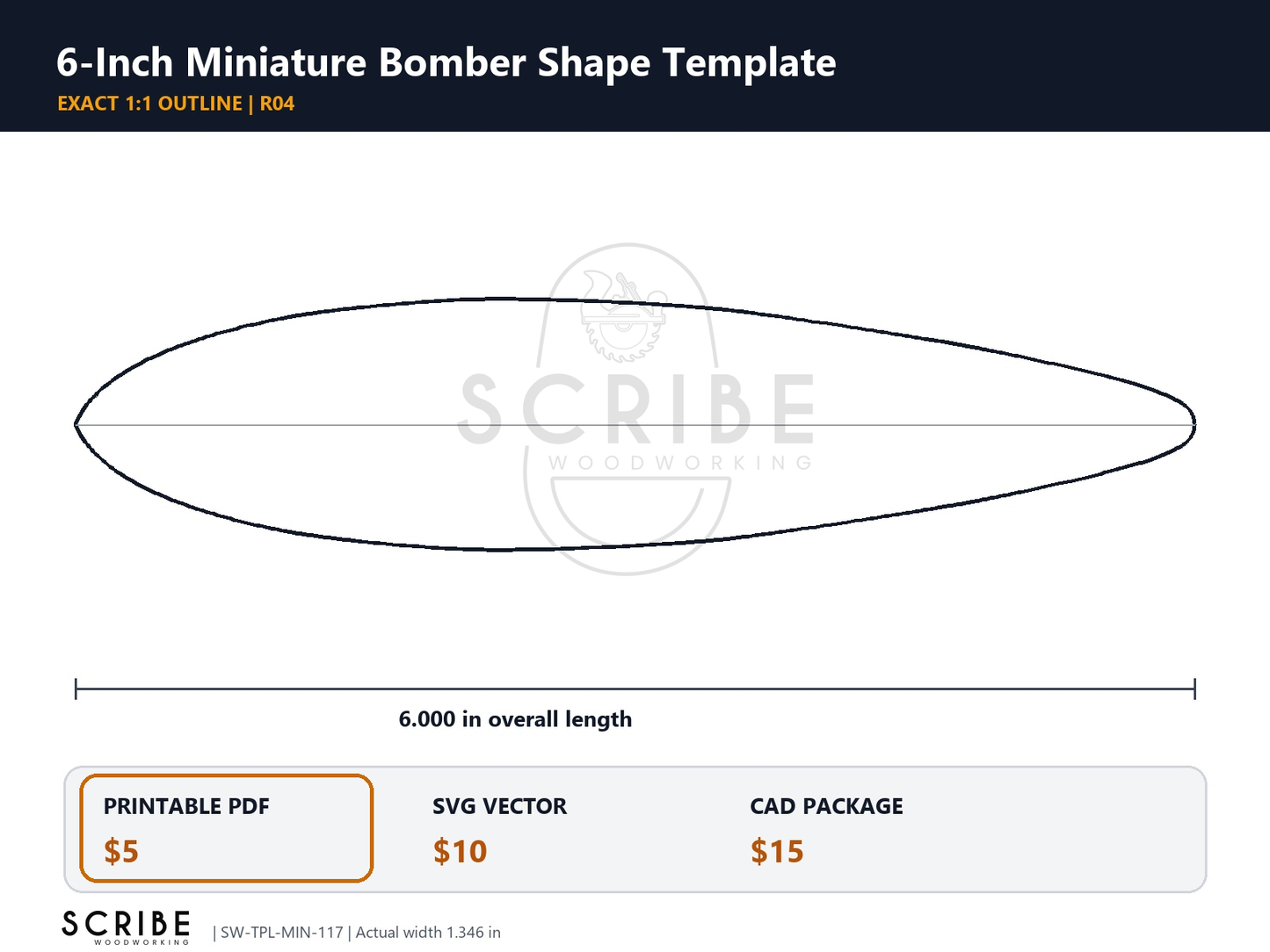 Miniature Skate Deck Templates